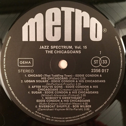 Various : Jazz Spectrum Vol. 15 - The Chicagoans (LP, Comp)