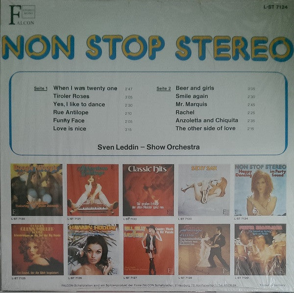 Sven Leddin Show Orchestra : Non Stop Stereo (LP, Album)