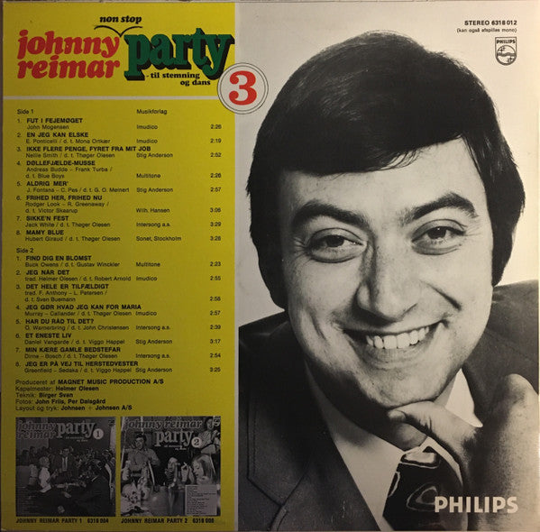 Johnny Reimar : Party 3 (LP, Album)