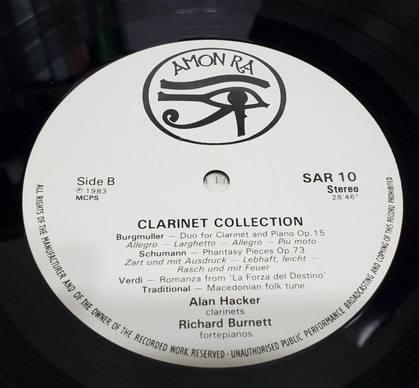 Alan Hacker With Richard Burnett (3) : Clarinet Collection (LP)