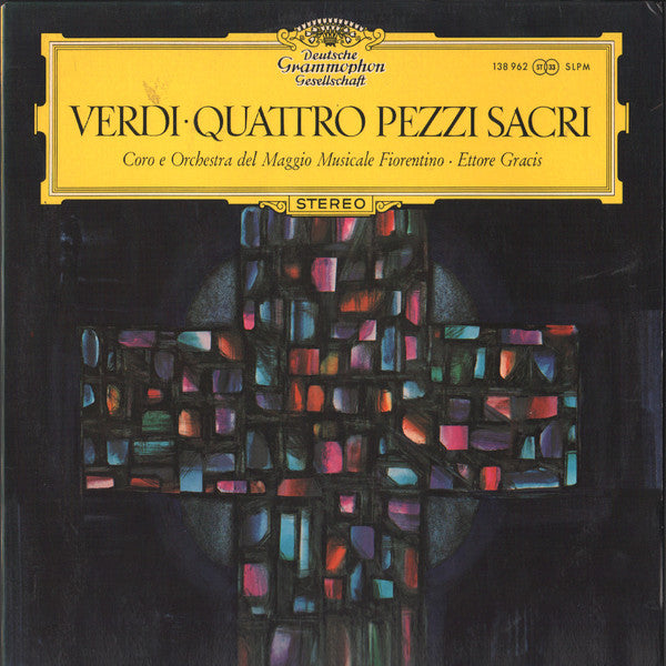 Giuseppe Verdi, Coro Del Maggio Musicale Fiorentino E Orchestra Del Maggio Musicale Fiorentino •  Ettore Gracis : Quattro Pezzi Sacri (LP, Album, SLP)