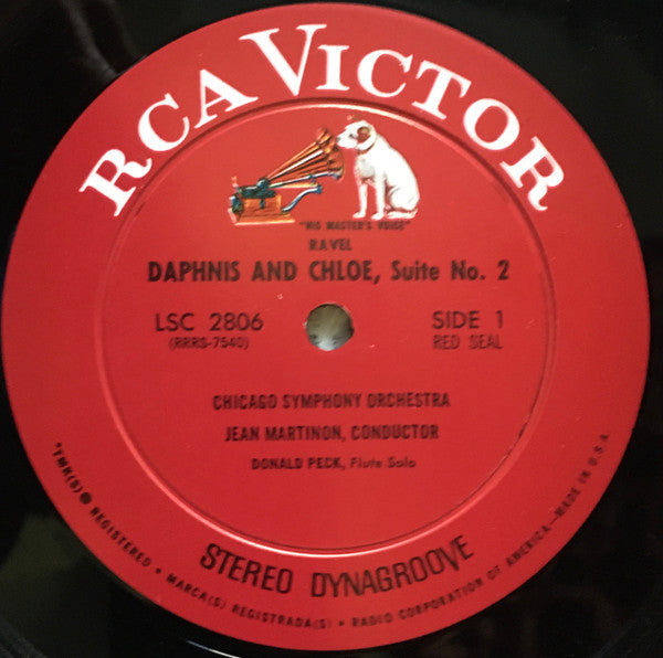 Maurice Ravel / Albert Roussel, The Chicago Symphony Orchestra / Jean Martinon : Daphnis And Chloe, Suite No. 2 / Bachus And Ariadne, Suite No. 2 (LP)