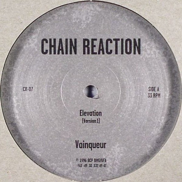 Vainqueur : Elevation (12")