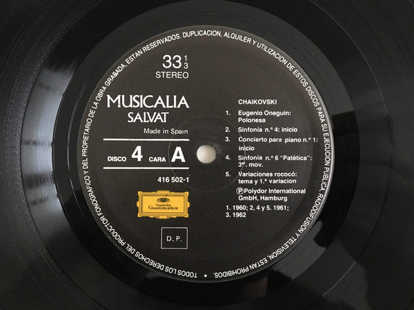 Various : Musicalia 4. Chaikovski (LP, Comp)