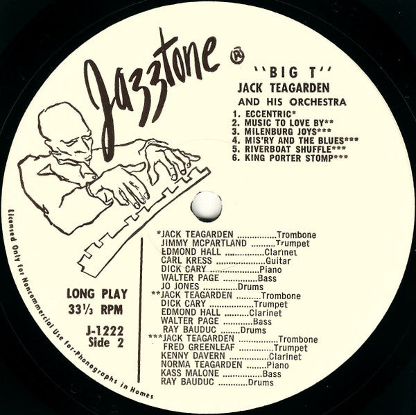 Jack Teagarden And His Orchestra : Big T (LP)