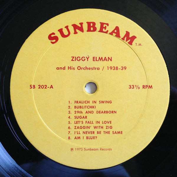 Ziggy Elman : And The Angels Sing 1938-39 (LP, Comp)