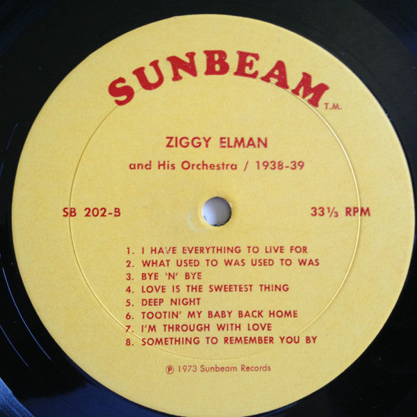 Ziggy Elman : And The Angels Sing 1938-39 (LP, Comp)