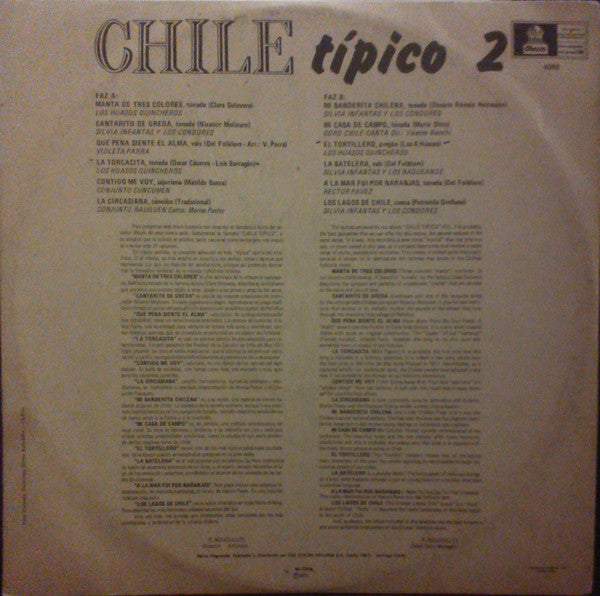 Various : Chile Típico 2 (LP, Comp, RE)