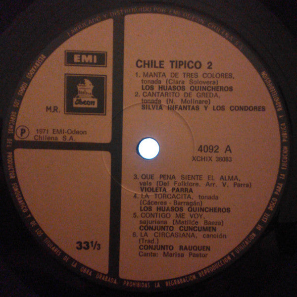 Various : Chile Típico 2 (LP, Comp, RE)