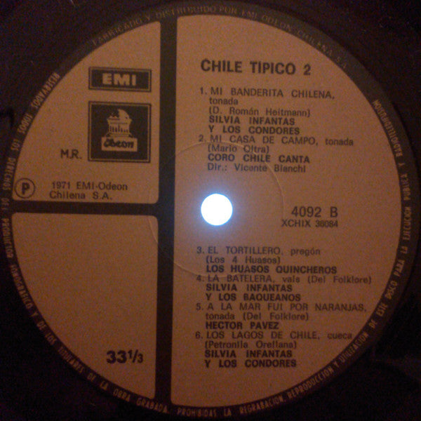 Various : Chile Típico 2 (LP, Comp, RE)