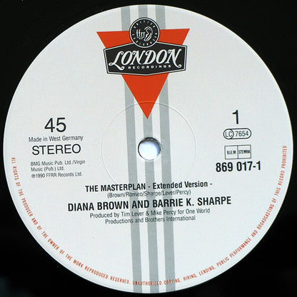 Diana Brown & Barrie K Sharpe : The Masterplan (12", Maxi)