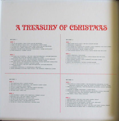 Various : A Treasury Of Christmas (4xLP, Comp + Box)