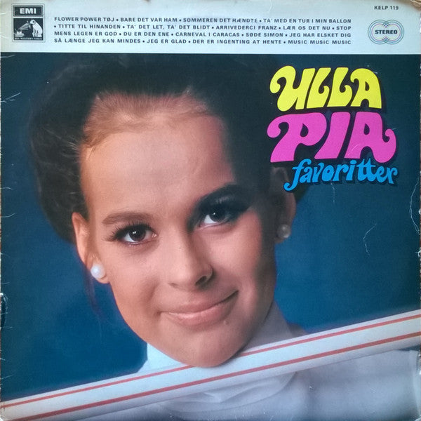 Ulla Pia : Ulla Pia Favoritter (LP, Comp)