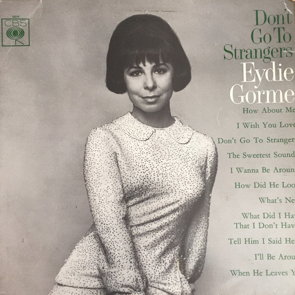 Eydie Gormé : Don't Go To Strangers (LP, Album, Mono)