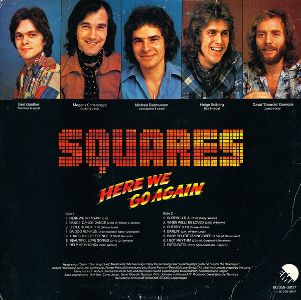 Squares (3) : Here We Go Again (LP, Album)