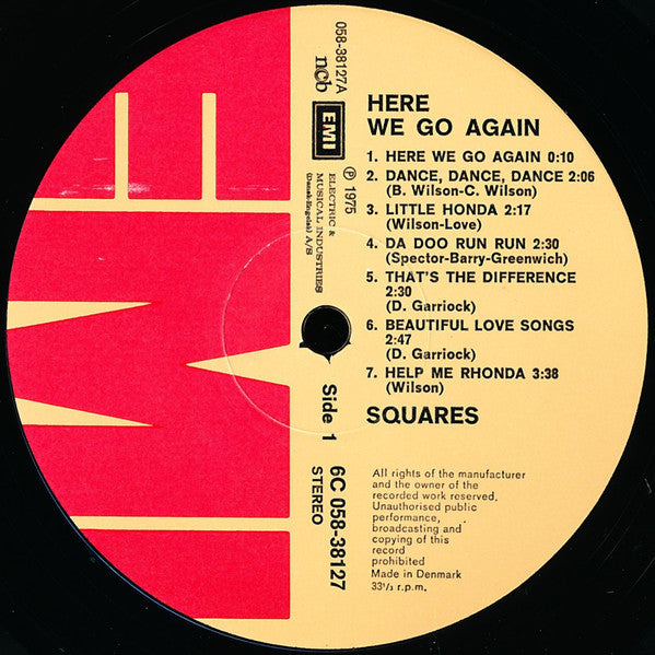 Squares (3) : Here We Go Again (LP, Album)