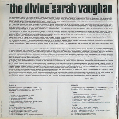 Sarah Vaughan : The Divine (2xLP, Comp, Gat)