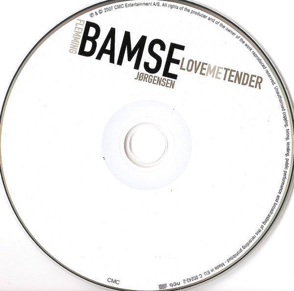 Flemming "Bamse" Jørgensen : Love Me Tender (CD, Album)