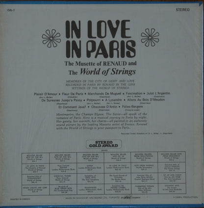 Renaud (11) And Carlini's World Of Strings : In Love In Paris (LP, Album)