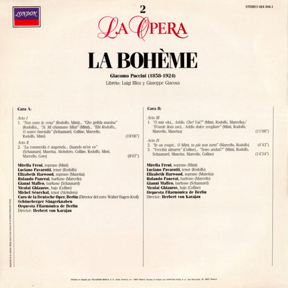 Giacomo Puccini : La Boheme (LP, RE)