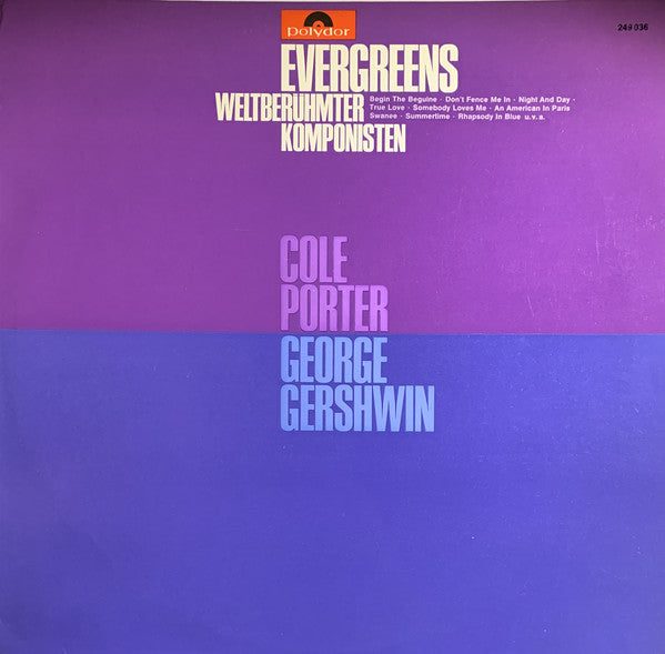 Various : Evergreens Weltberühmter Komponisten Vol. 1 (LP, Comp)