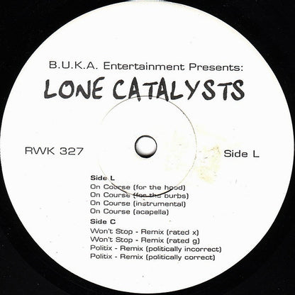 Lone Catalysts Featuring LG (4) : On Course (12")