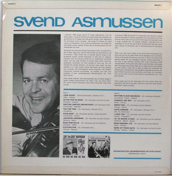 Svend Asmussen : Evergreens (LP, Comp, Mono)