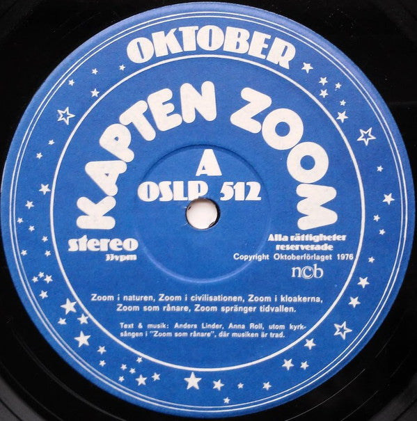 Anders Linder, Anna Roll : Kapten Zoom (LP, Album)