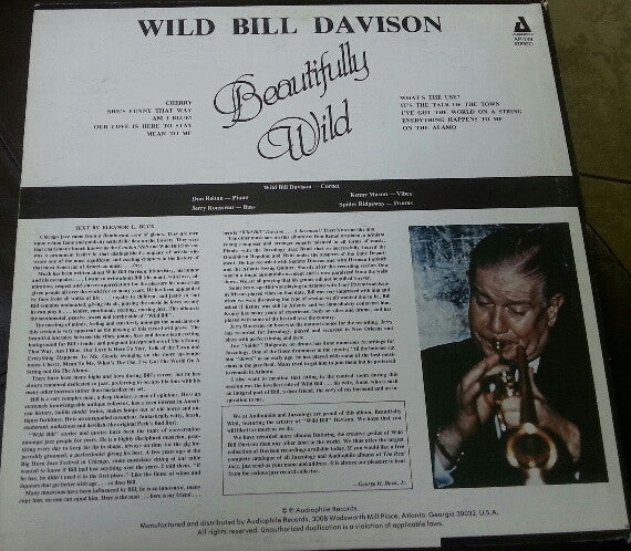 Wild Bill Davison : Beautifully Wild (LP, Album)