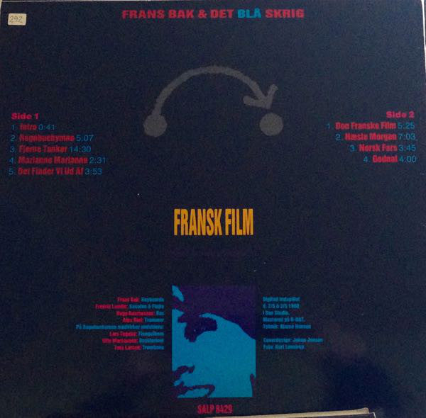 Frans Bak & Det Blå Skrig : Fransk Film (LP, Album)