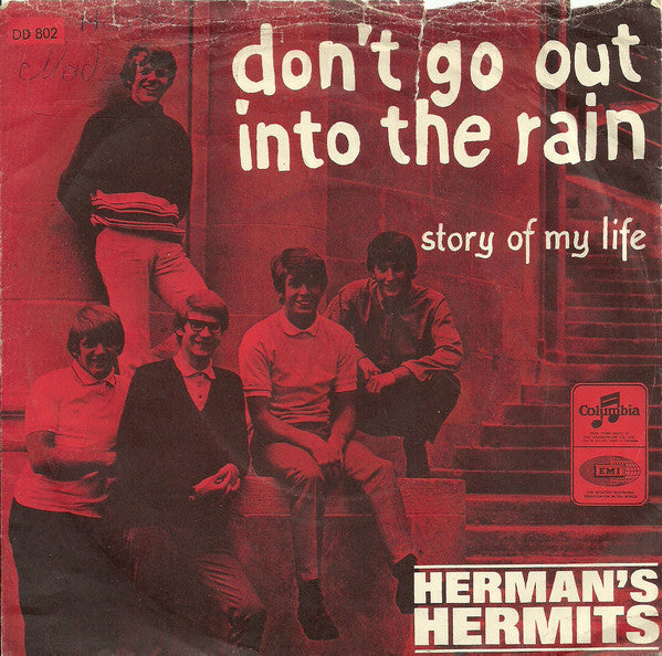 Herman's Hermits : Don't Go Out Into The Rain (7", Single)