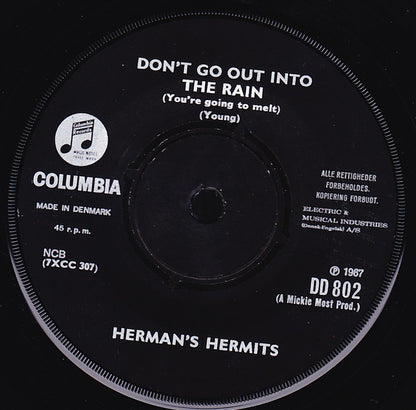 Herman's Hermits : Don't Go Out Into The Rain (7", Single)