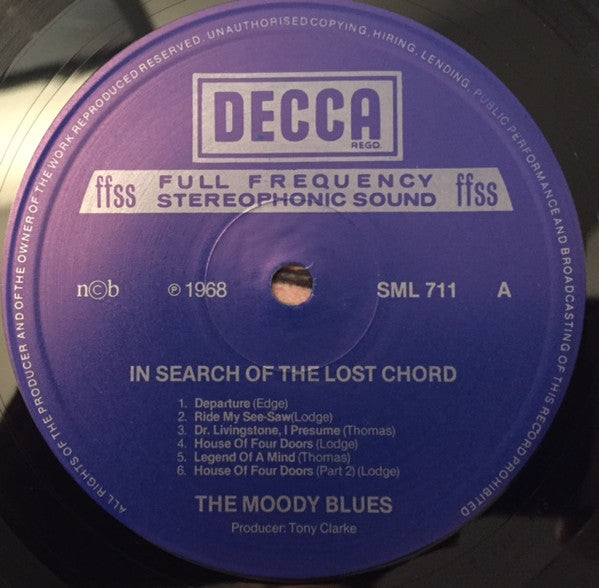 The Moody Blues : In Search Of The Lost Chord (LP, Album, RE, Gat)