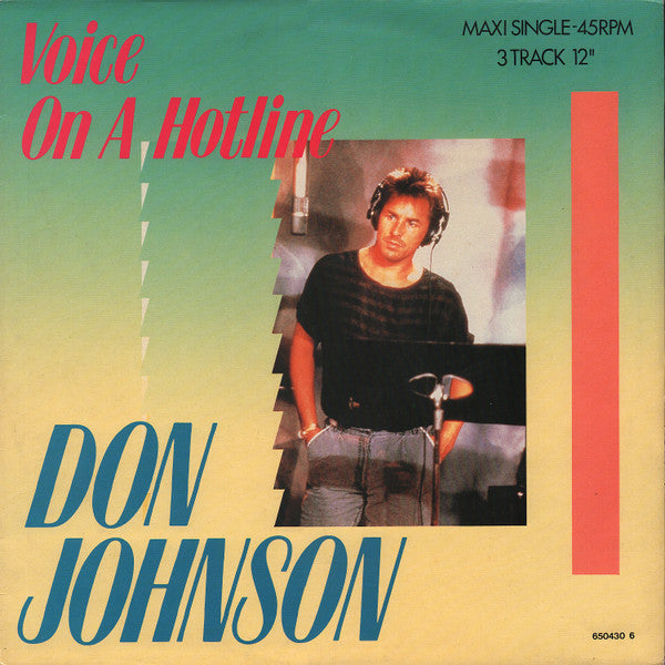 Don Johnson : Voice On A Hotline (12", Maxi)