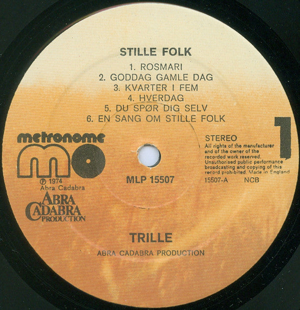 Trille : Stille Folk (LP, Album)