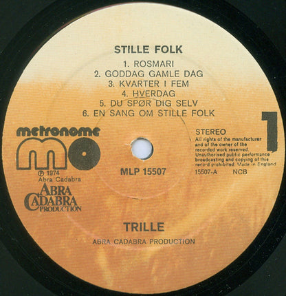 Trille : Stille Folk (LP, Album)