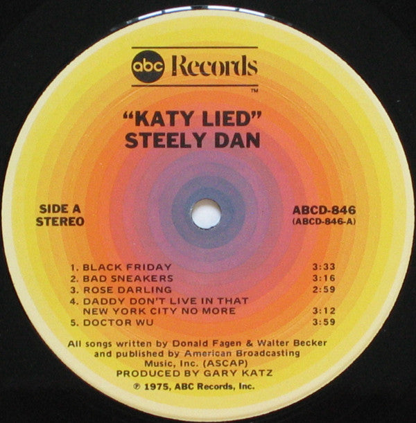 Steely Dan : Katy Lied (LP, Album, Ter)