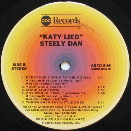 Steely Dan : Katy Lied (LP, Album, Ter)