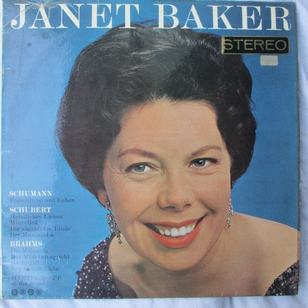 Janet Baker : Sings Schumann, Schubert & Brahms (LP)