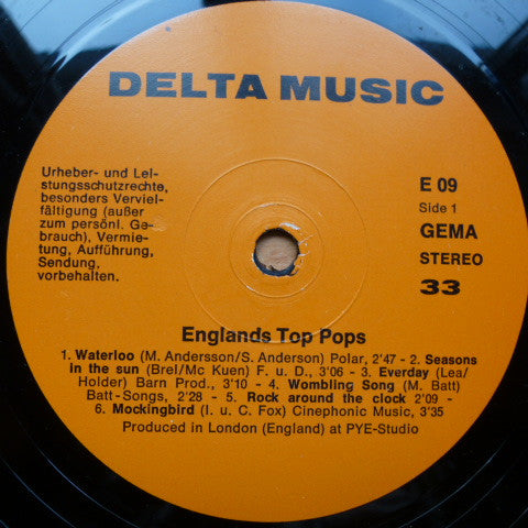 Unknown Artist : England's Top Pops (LP)