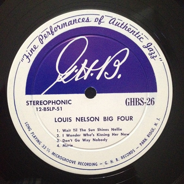 Louis Nelson Big Four : Louis Nelson Big Four - Volume II (LP)