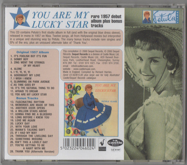 Petula Clark : You Are My Lucky Star (CD, Album, RE)