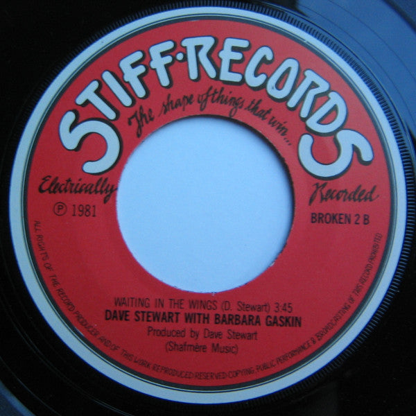 Dave Stewart & Barbara Gaskin : It's My Party (7", Single, Pic)