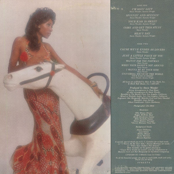 Stevie Wonder Presents Syreeta : Syreeta (LP, Album)