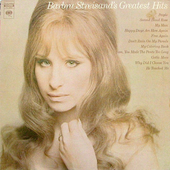 Barbra Streisand : Barbra Streisand's Greatest Hits (LP, Comp, RE, San)