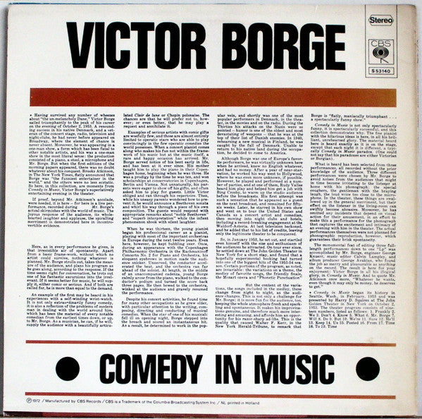 Victor Borge (2) : Comedy In Music (LP, Comp)