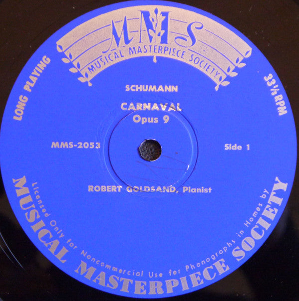 Robert Goldsand, Robert Schumann : Carnaval / "Faschingsschwank Aus Wien" (LP)