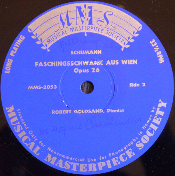 Robert Goldsand, Robert Schumann : Carnaval / "Faschingsschwank Aus Wien" (LP)