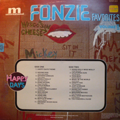 Various : Fonzie Favorites - Volume II (LP, Comp)