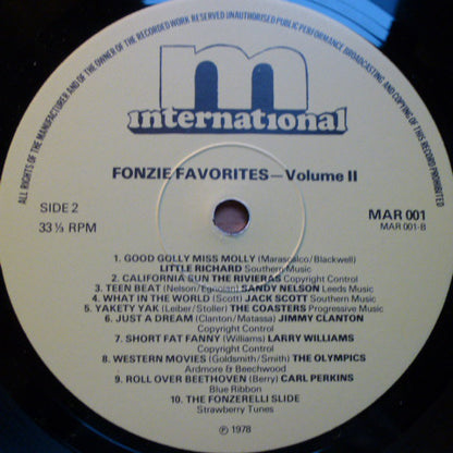 Various : Fonzie Favorites - Volume II (LP, Comp)